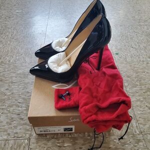 Christian Louboutin Pigalle Plato 120 Patent Calf US Size 7 (37 EU)